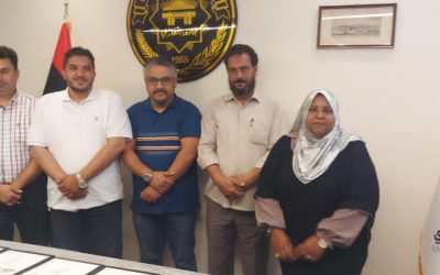 كلية الآداب تستقبل فريق ضمان الجودة