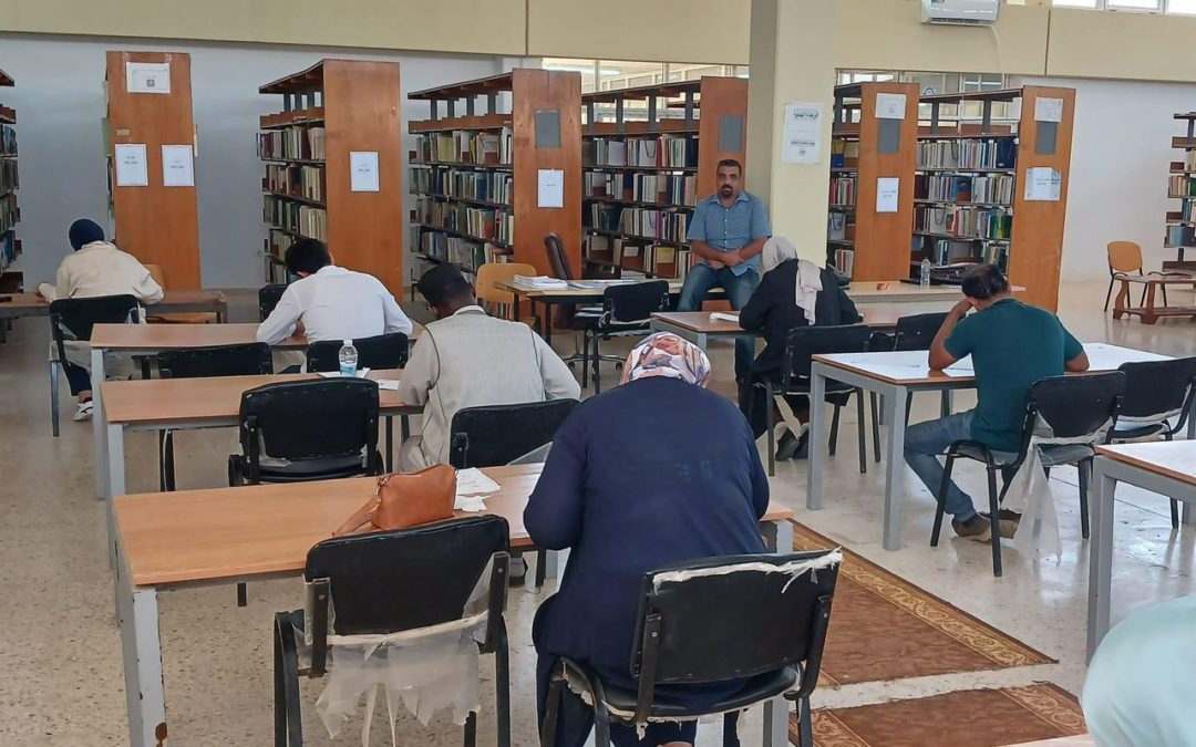 قسمي التخطيط والمكتبات  تكمل الامتحانات النهائية للدراسات العليا
