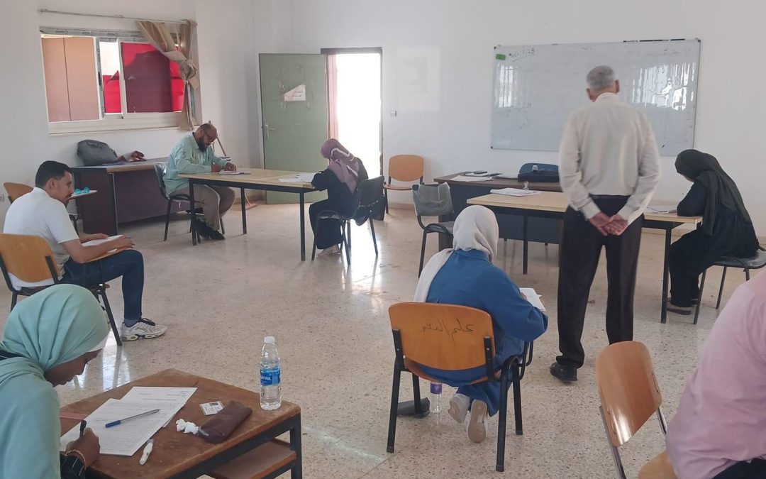 بدء الامتحانات النهائية للدراسات العليا بكلية الآداب – جامعة بنغازي