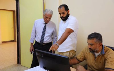كلية الآداب تستلم منظومة الدراسة والامتحانات IDC من قبل مركز المعلومات والتوثيق