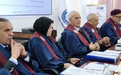 مناقشة أطروحة دكتوراه حول أثر وسائل التواصل الاجتماعي على الأمن الاجتماعي للأسرة الليبية