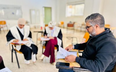 قسم علم النفس بجامعة بنغازي يناقش بحوث التخرج ويستعرض العروض العلمية للطلبة