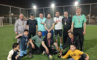 فريق أعضاء هيئة التدريس يتوج بلقب دوري كرة القدم الخماسية بكلية الآداب