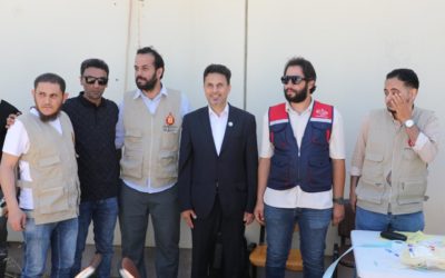 كلية الآداب بجامعة بنغازي تنظم حملة للتبرع بالدم تحت شعار “قطرة دم تمنح الحياة”